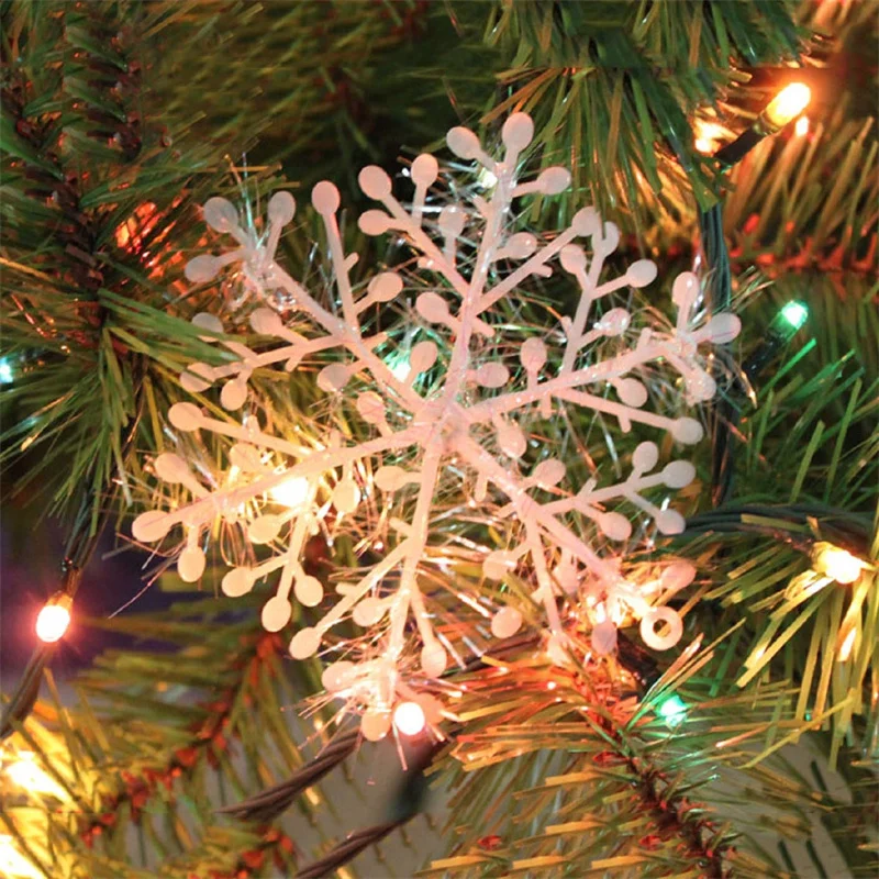 30 adet Noel Kar Tanesi Süsü Y - Home Decor Xmas Tree incelemesi ve fiyatı