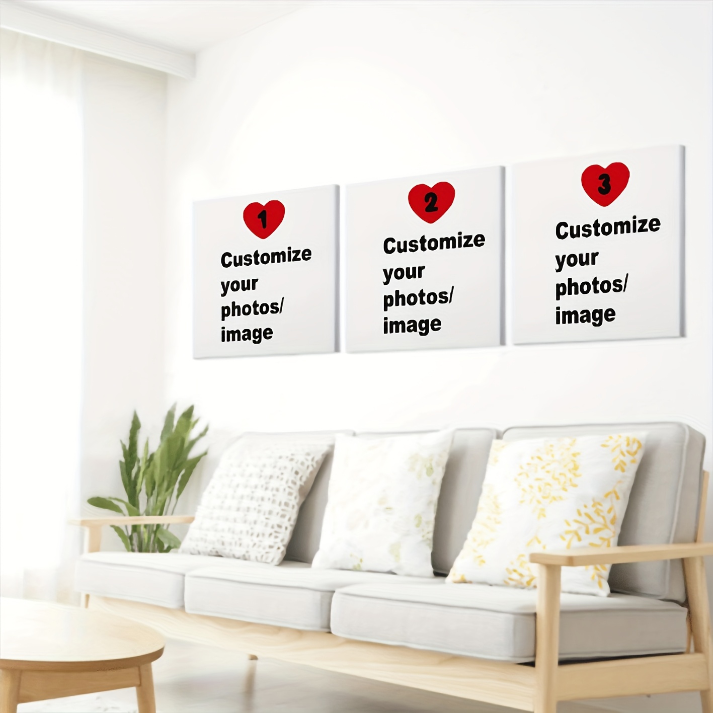 3'lü/set Özel Kare Kanvas Post - Home Decor Theme incelemesi ve fiyatı