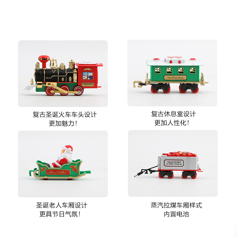 Elektrikli Noel Tren Seti, Müz - Home Decor Xmas Tree incelemesi ve fiyatı