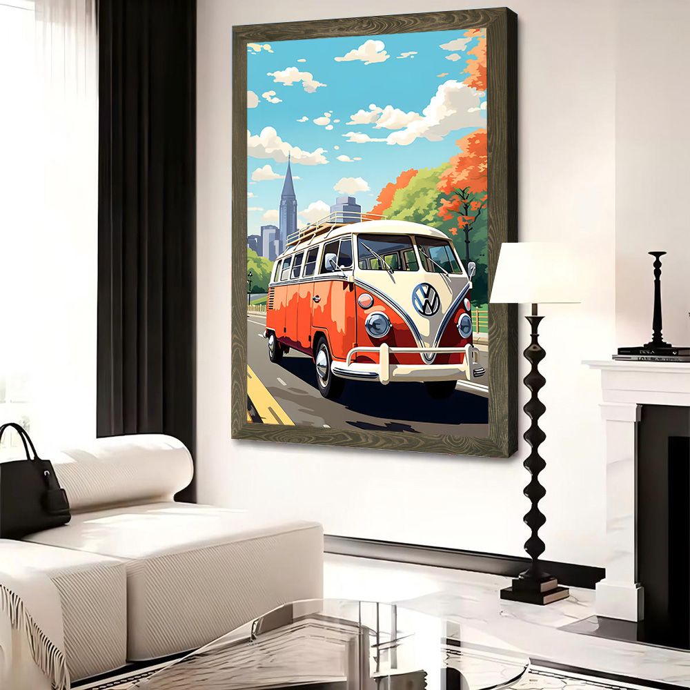 Alman Araba Otobüs Şehir Vektö - Home Decor Vector incelemesi ve fiyatı