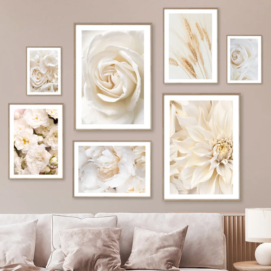 Oturma Odası için Çiçek Resiml - Home Decor Minimal incelemesi ve fiyatı