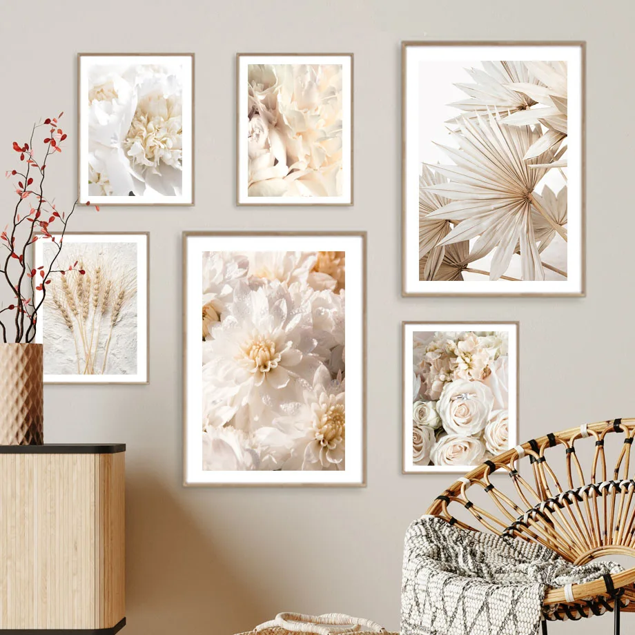 Oturma Odası için Çiçek Resiml - Home Decor Minimal incelemesi ve fiyatı