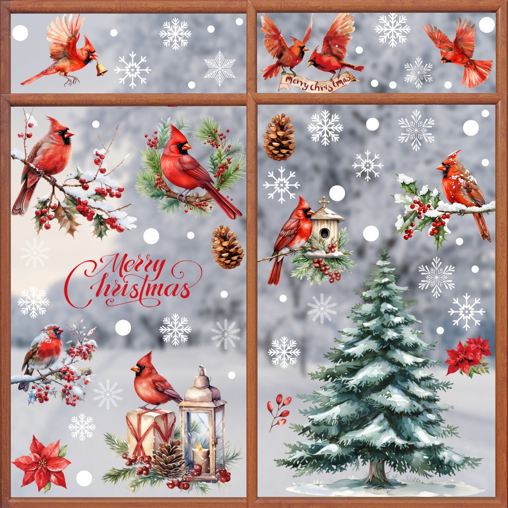 9 adet Noel Pencere Çıkartmala - Home Decor Xmas Tree incelemesi ve fiyatı