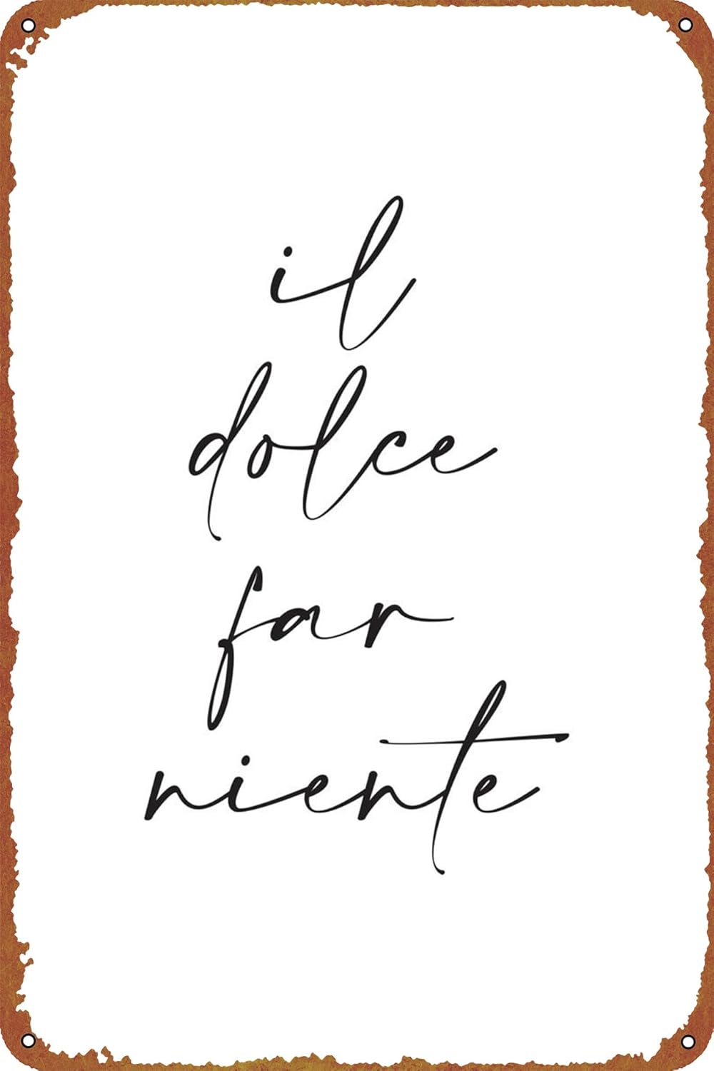 1p,KIVYYB Il Dolce Far Niente  - Home Decor Logo incelemesi ve fiyatı