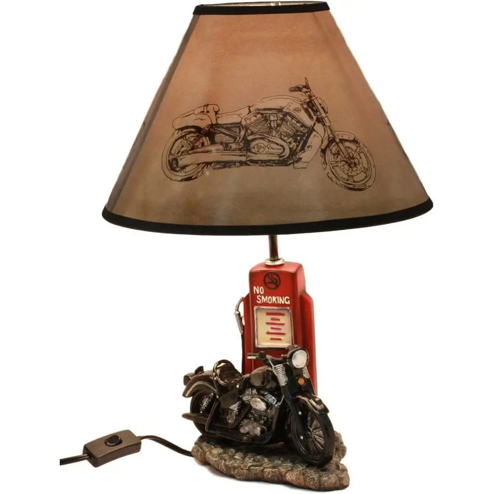Vintage Retro Siyah Motosiklet - Home Decor Theme incelemesi ve fiyatı
