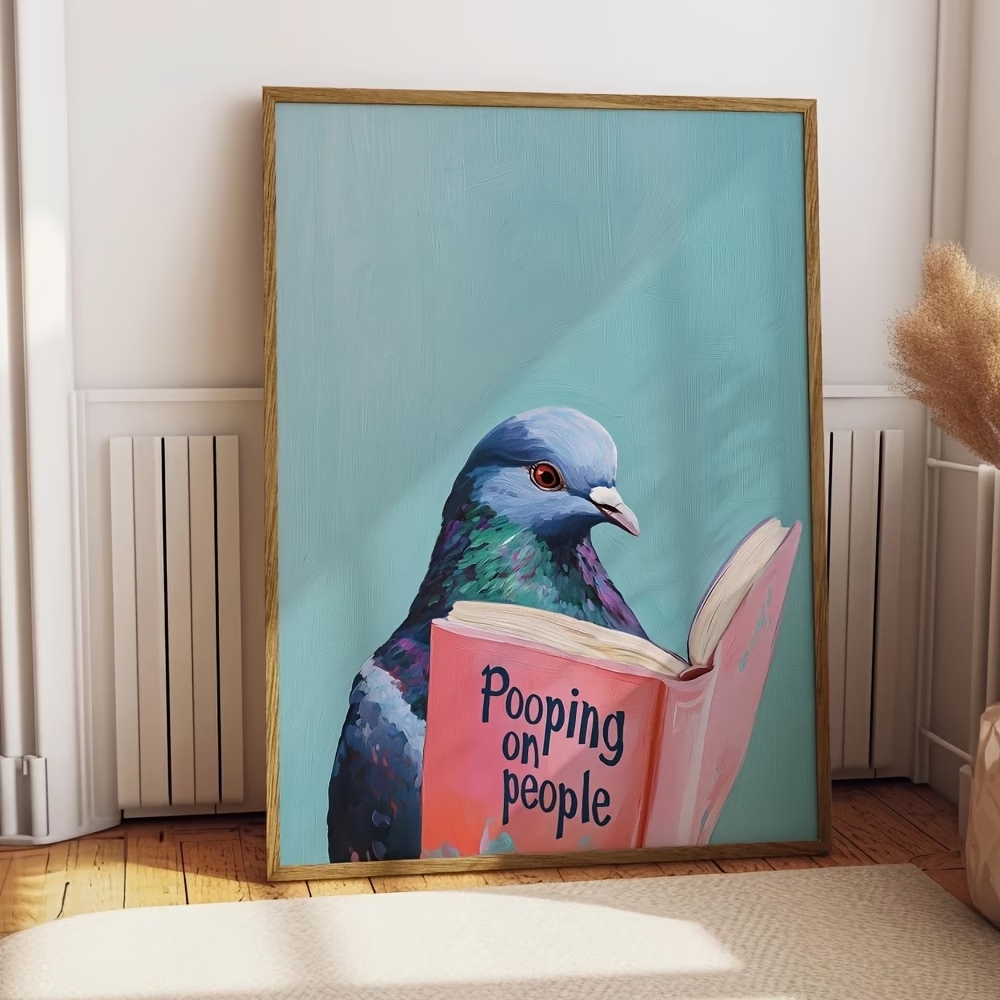 Modern güvercin okuma kitabını - Home Decor On Wall incelemesi ve fiyatı