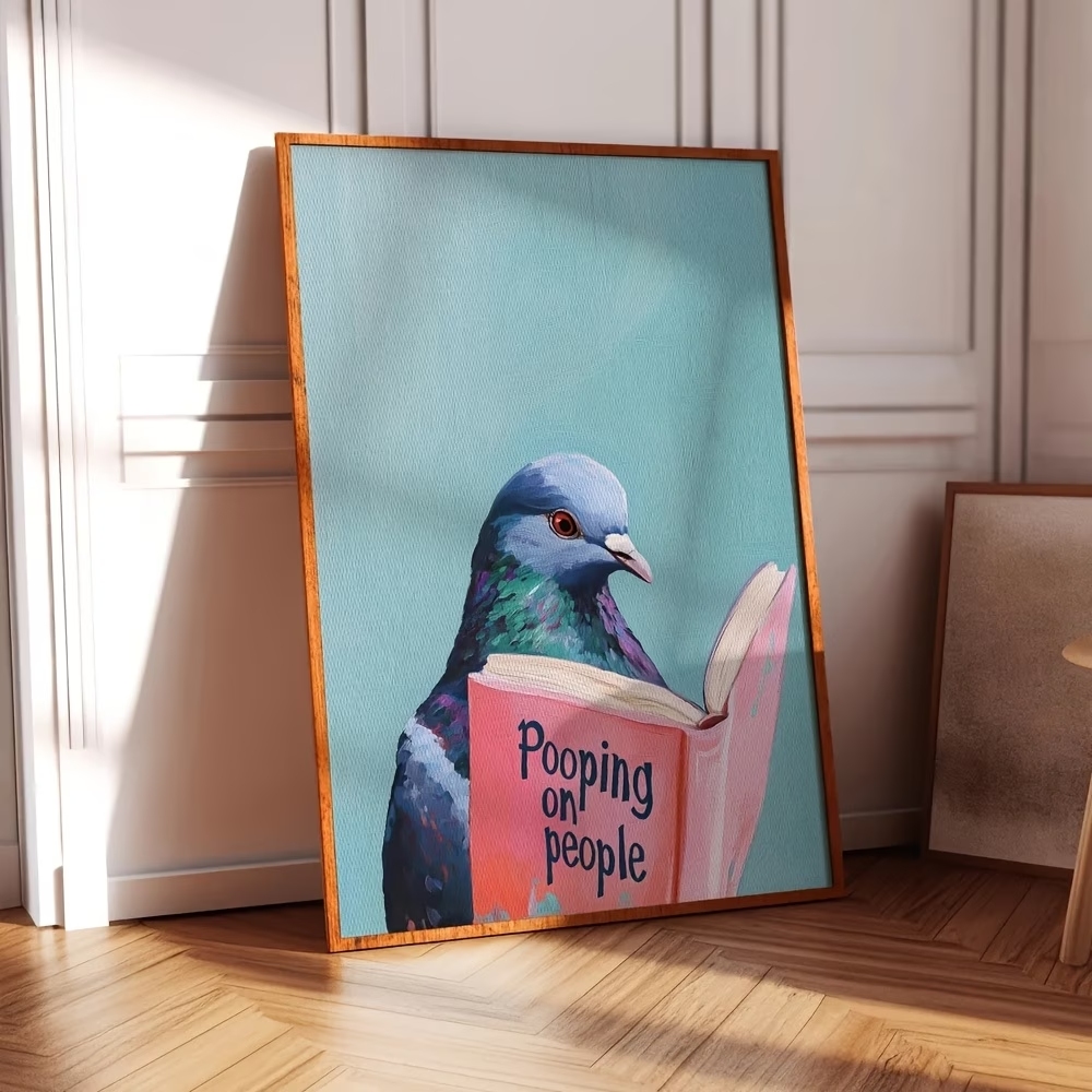 Modern güvercin okuma kitabını - Home Decor On Wall incelemesi ve fiyatı