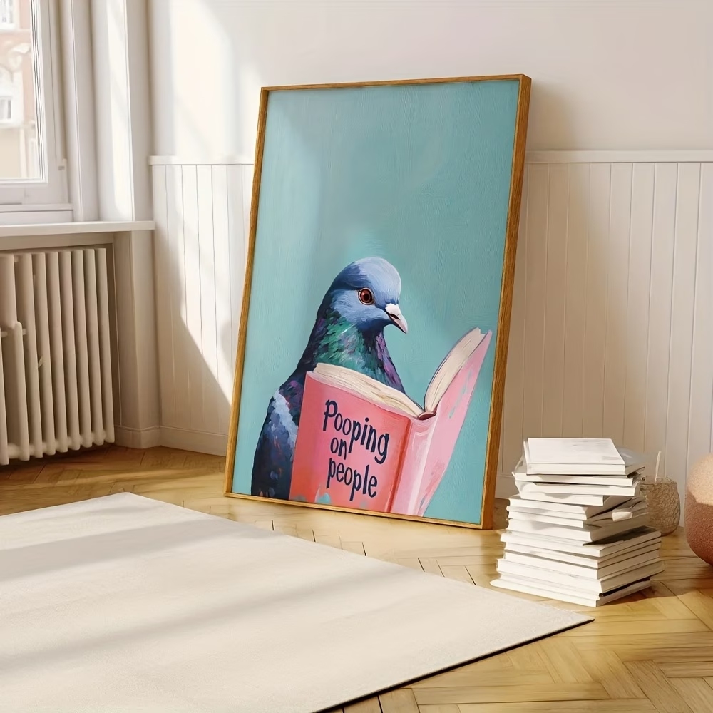 Modern güvercin okuma kitabını - Home Decor On Wall incelemesi ve fiyatı