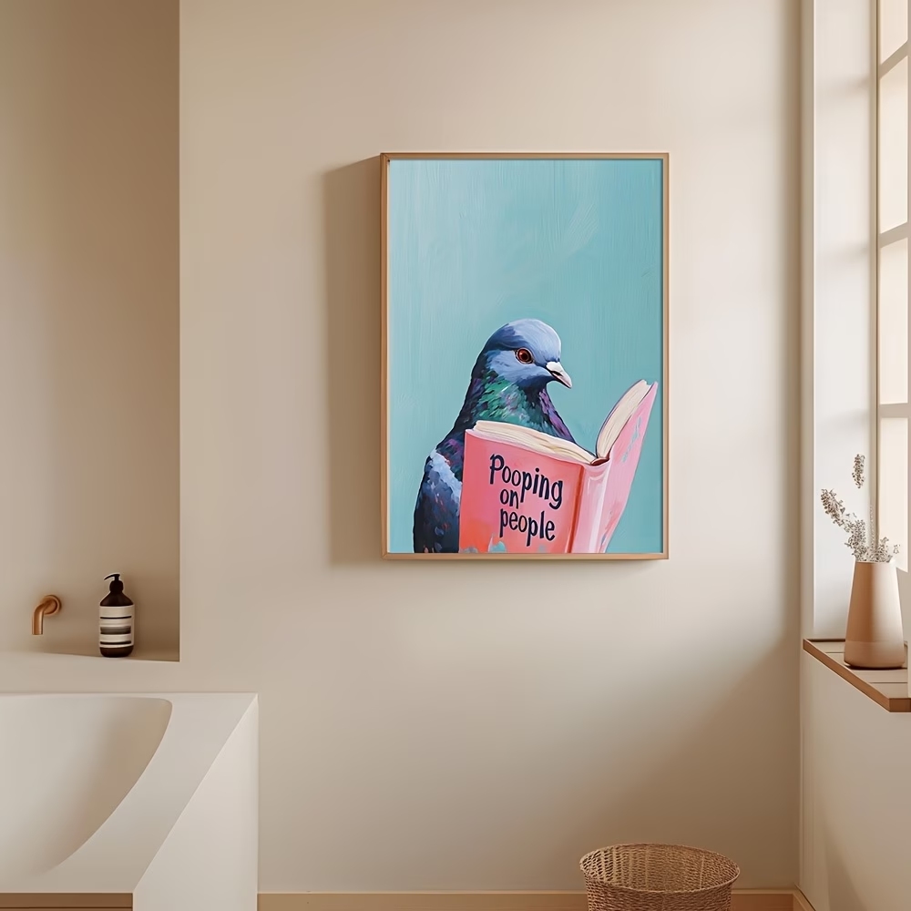 Modern güvercin okuma kitabını - Home Decor On Wall incelemesi ve fiyatı