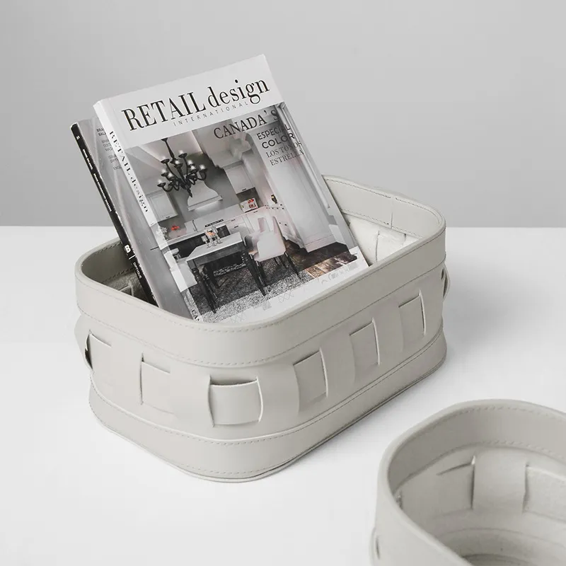 Modern Dokuma Deri Saklama Sep - Home Decor Hampers incelemesi ve fiyatı