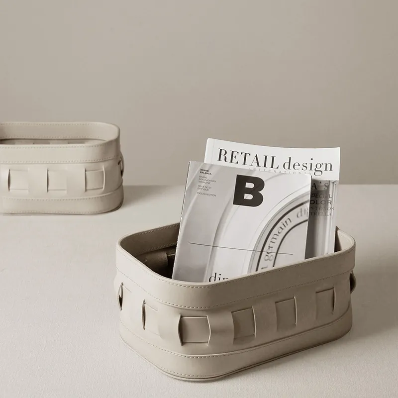 Modern Dokuma Deri Saklama Sep - Home Decor Hampers incelemesi ve fiyatı