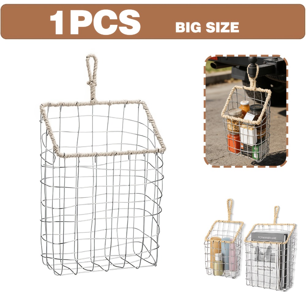 Rustik Dokuma Tel Asılı Saklam - Woven Wall Basket incelemesi ve fiyatı
