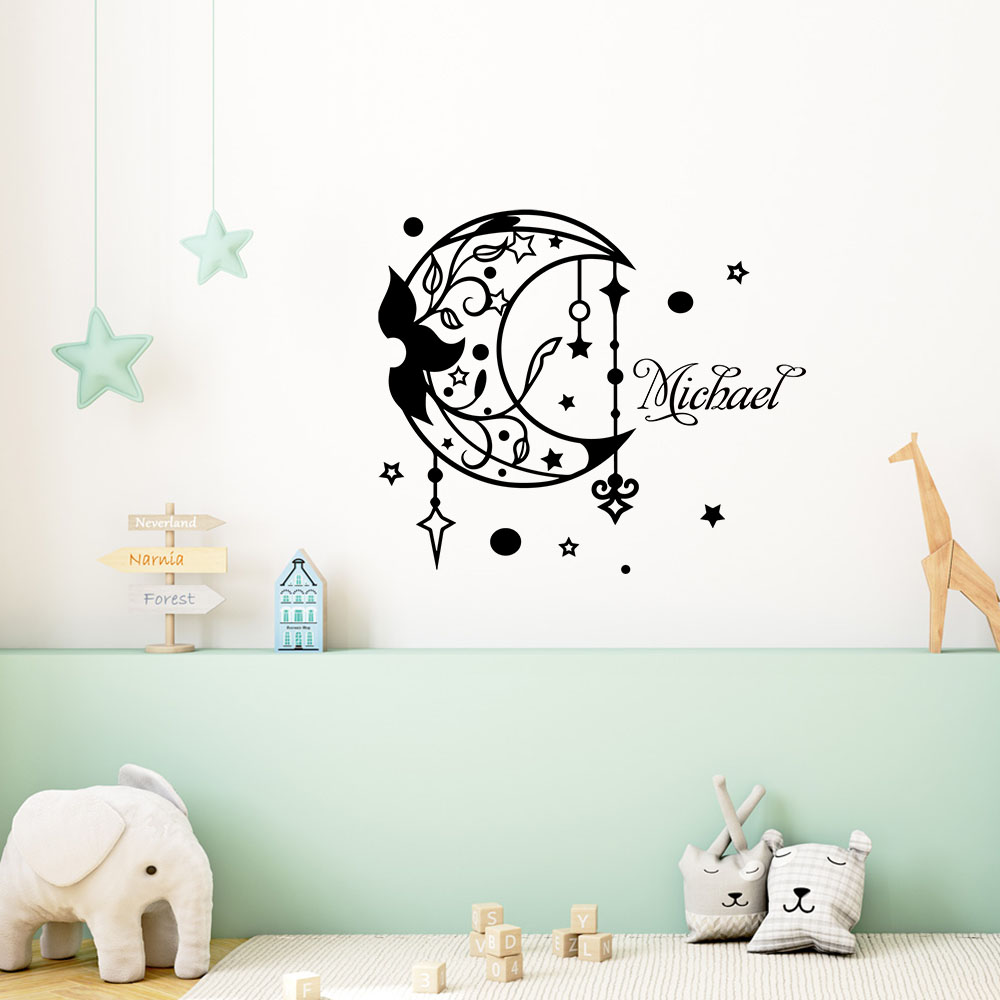 1 adet serin ay kişiselleştiri - Home Decor Sticker incelemesi ve fiyatı