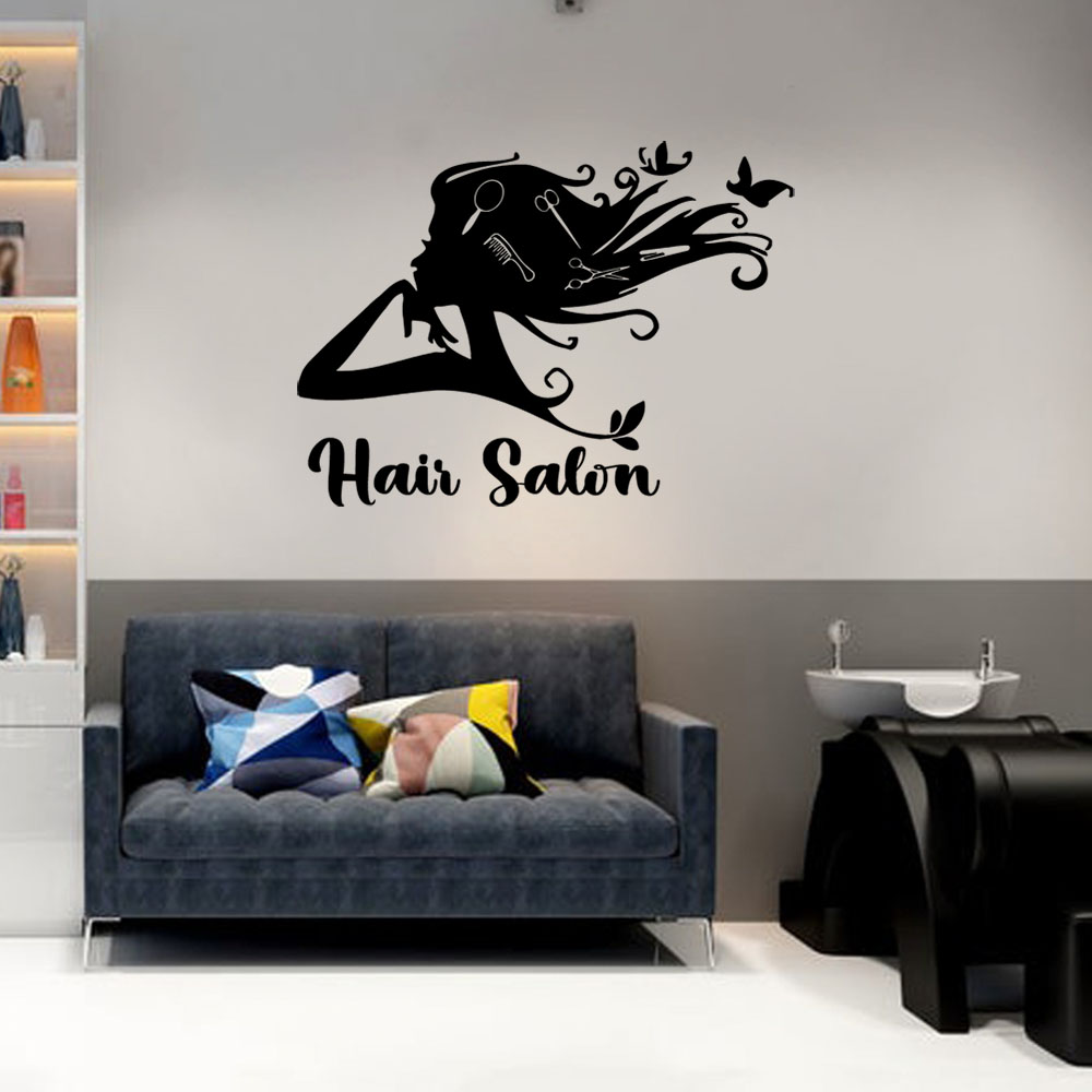1 adet renkli kuaförlük özelle - Home Decor Sticker incelemesi ve fiyatı