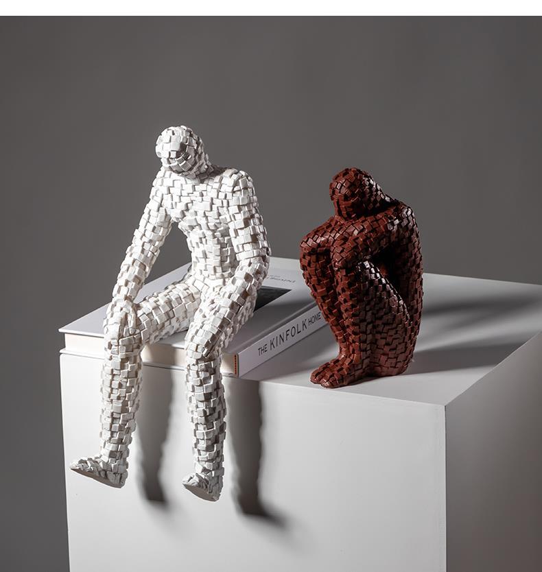 Mozaik Figürler Heykel Soyut S - Abstract Sculpture Resin incelemesi ve fiyatı